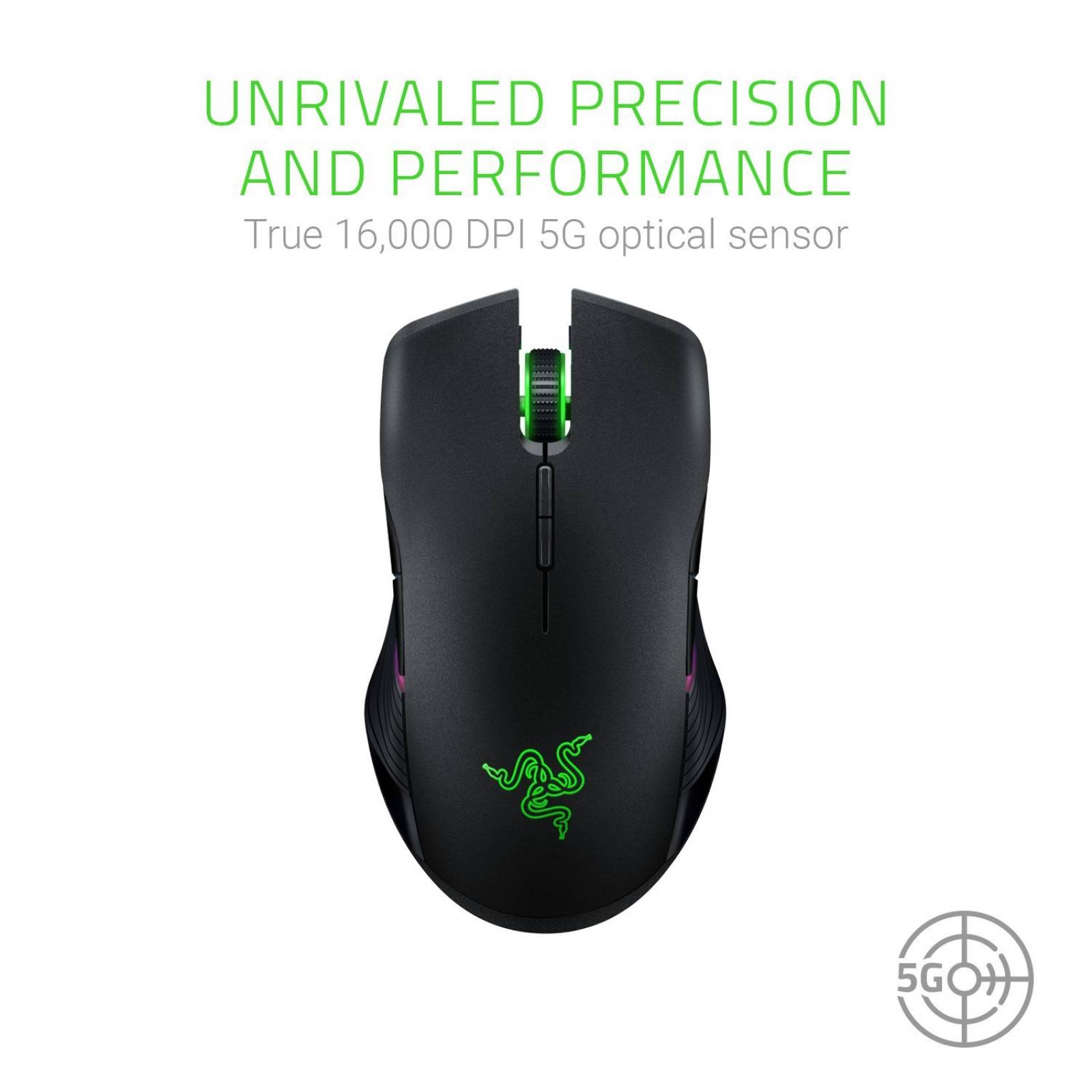 Mouse Gamer Razer Lancehead Rgb Ambidiestro Inalámbrico