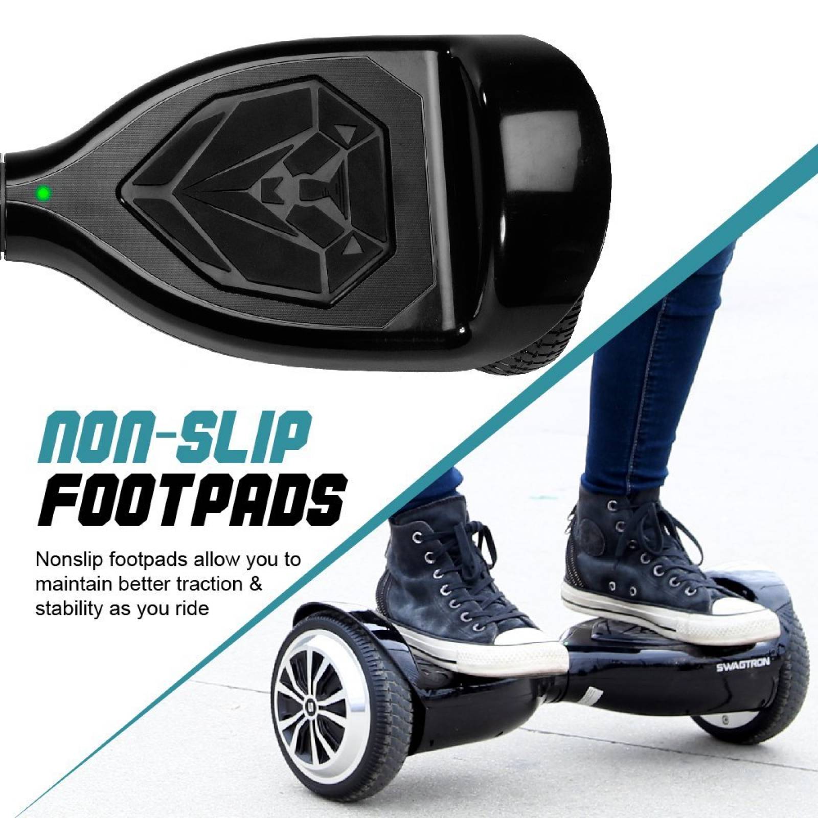 Hoverboard Swagtron T5 7mph Ul 2272 Certificado -negro