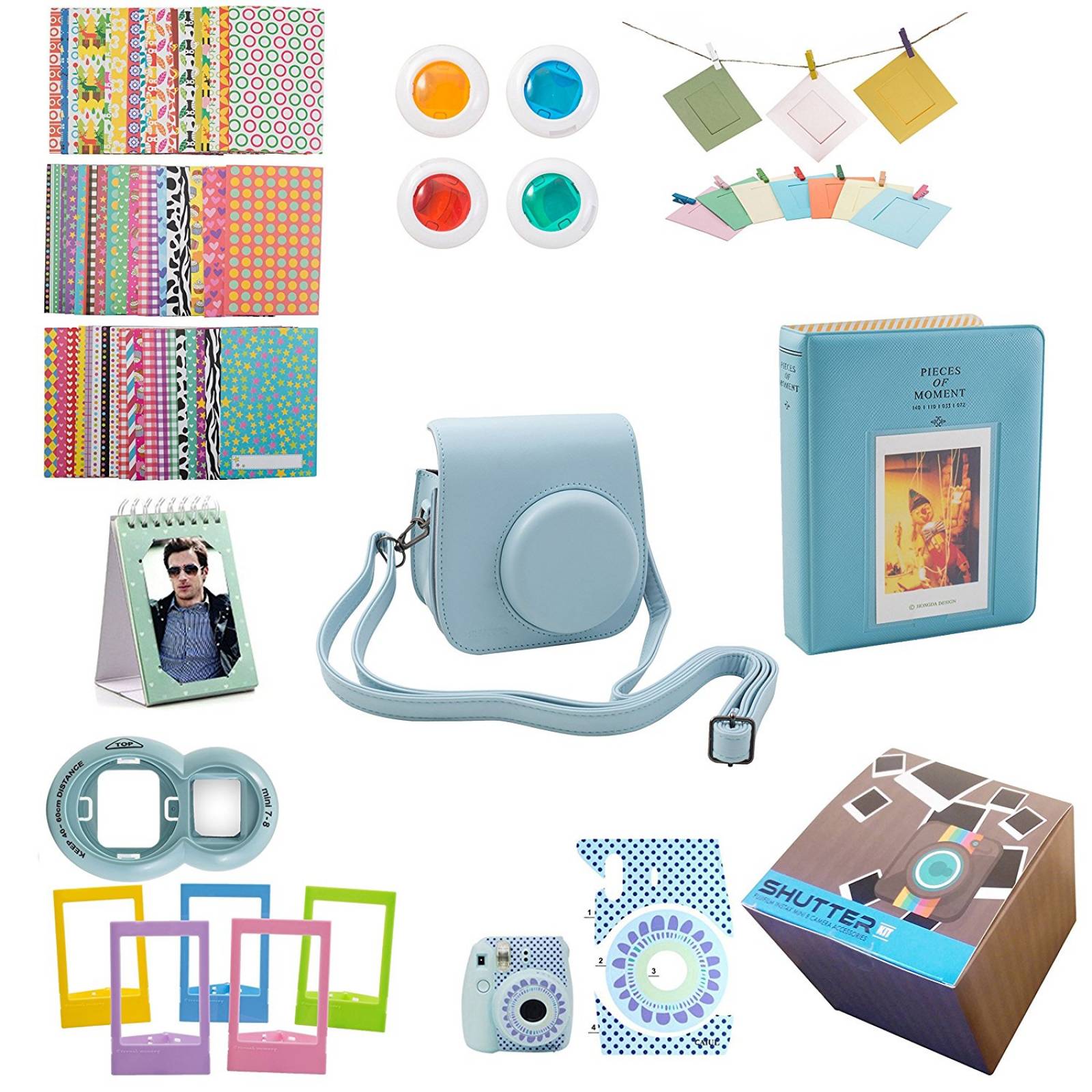 Kit Accesorios Fujifilm Instax Mini Shutter Con 11 Piezas