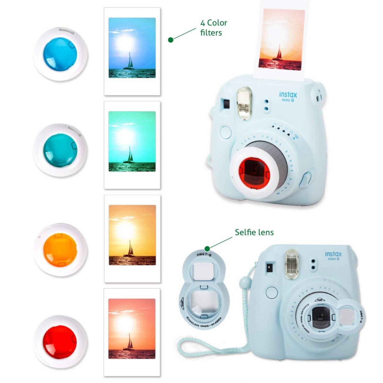 Kit Accesorios Fujifilm Instax Mini Shutter Con 11 Piezas