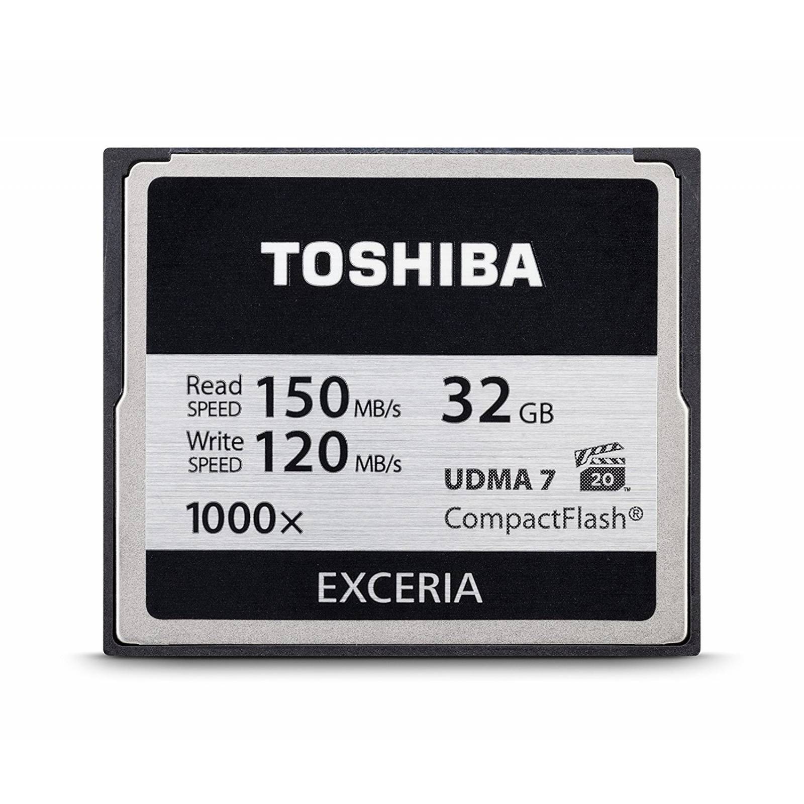 Memoria Toshiba Exceria Compactflash 32gb 1000x 150mb/s