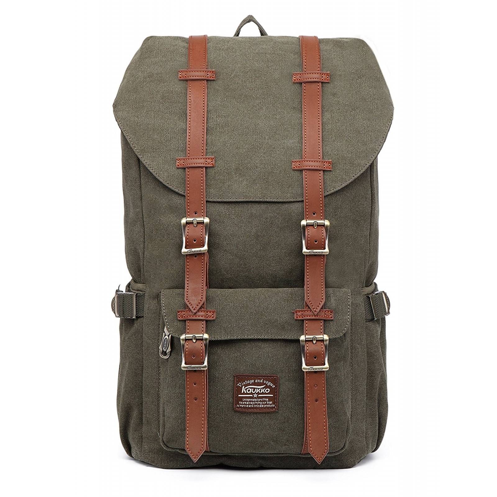 Mochila Kaukko Laptop 15 Pulg Aire Libre Multiuso -verde