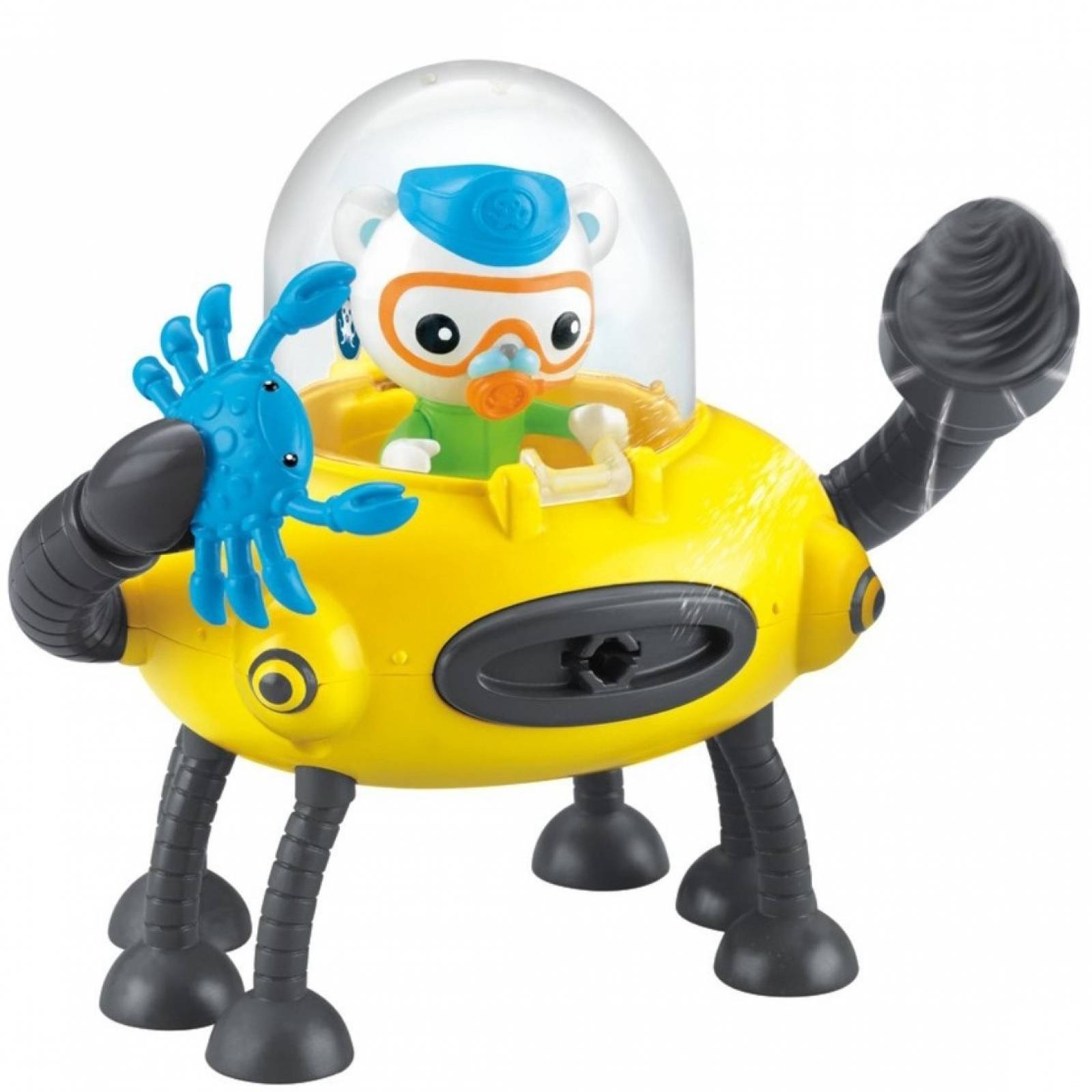Submarino De Juguete Fisher-price Octonauts Garra Y Taladro