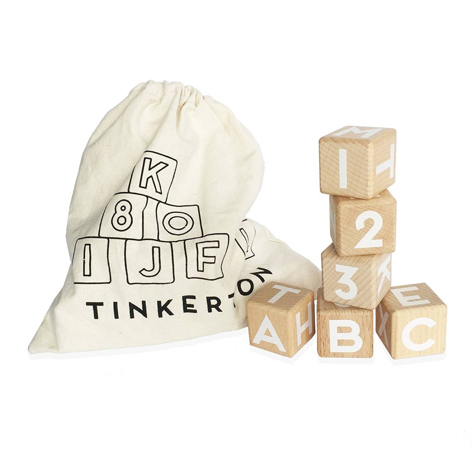 Bloques Tinkerton Abc 123 Blocks Madera Alfabeto Y Números