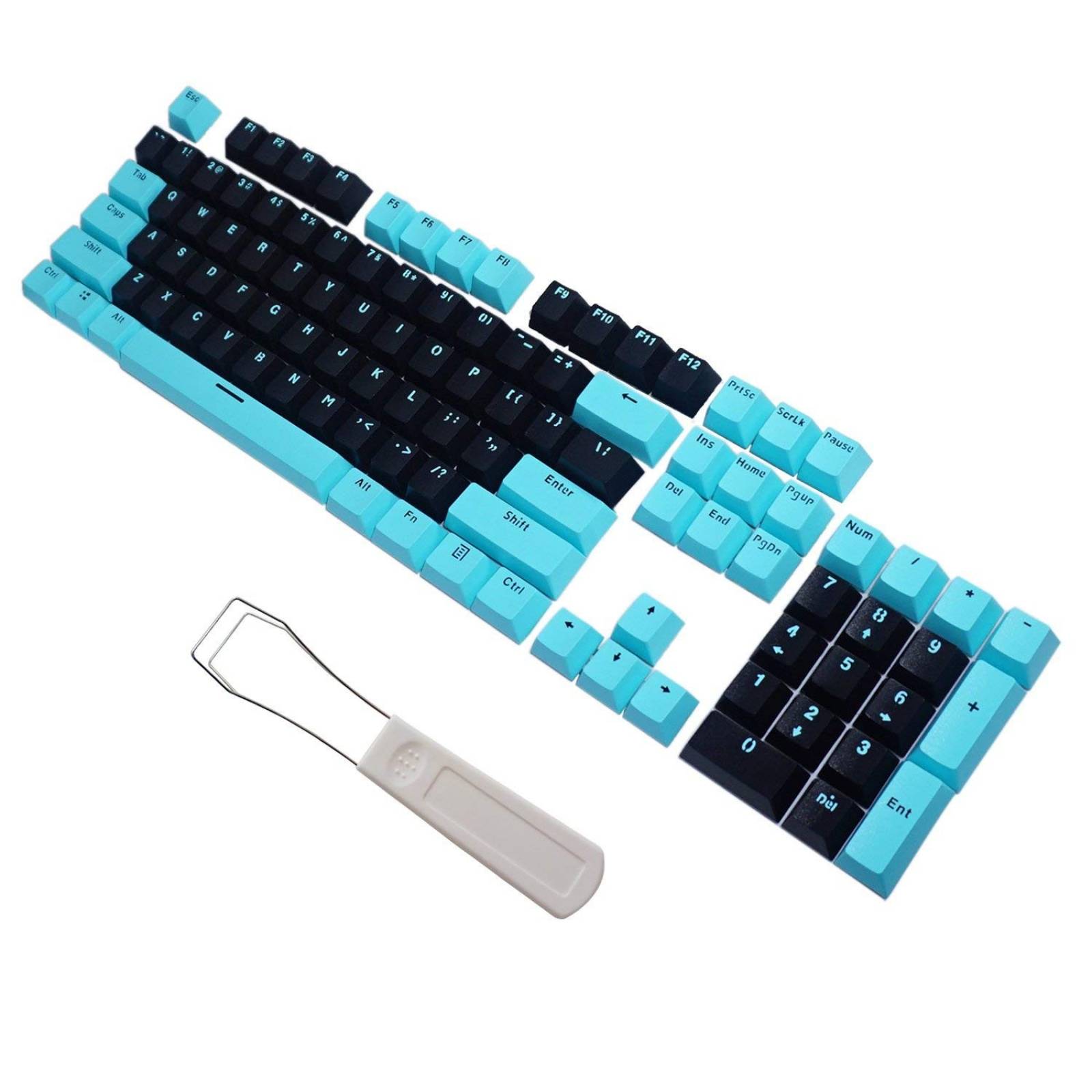 Teclado gamer ABS Keycaps para DIY mecánico -Azul