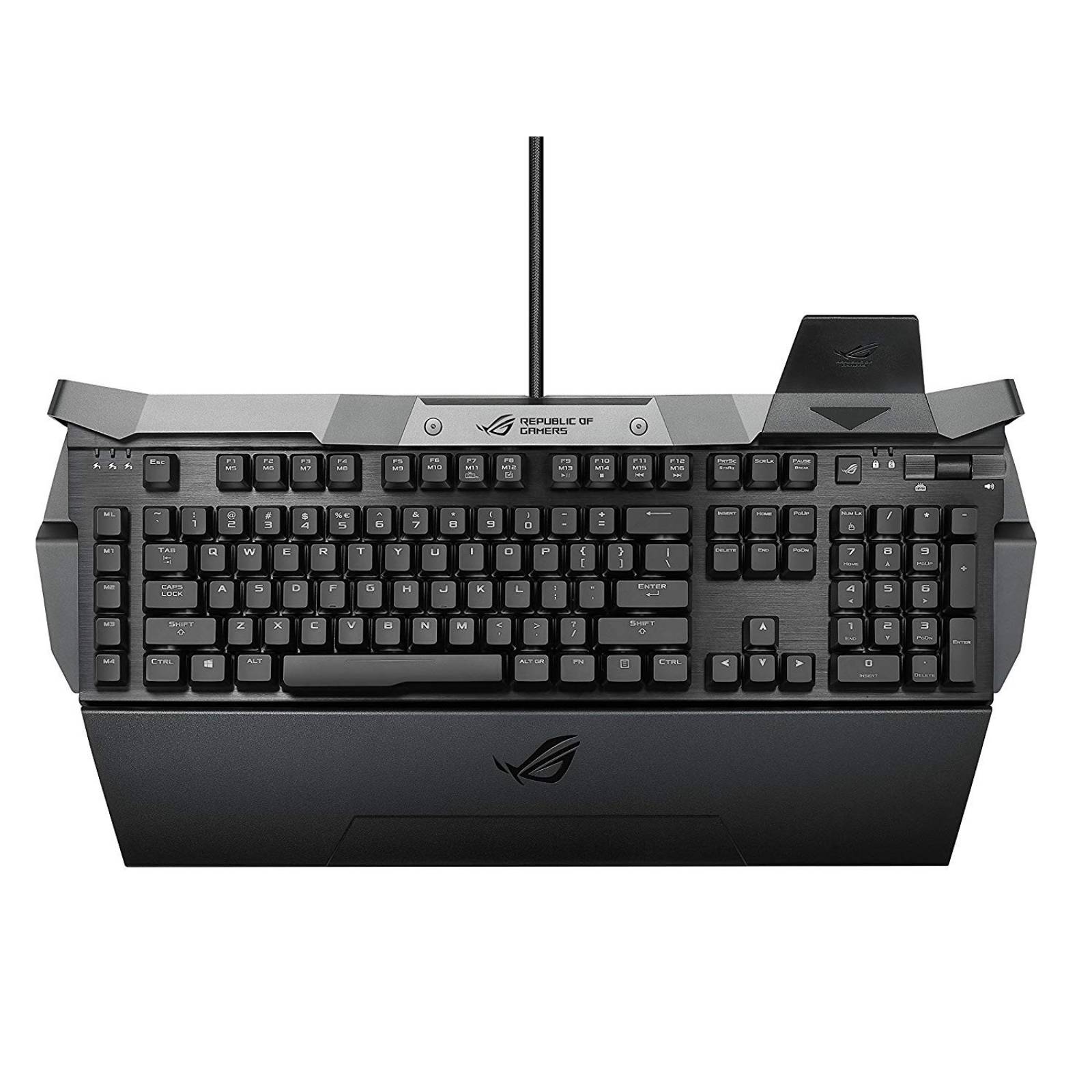 Teclado gamer Asus ROG GK2000 Horus RGB Mecánico -Negro