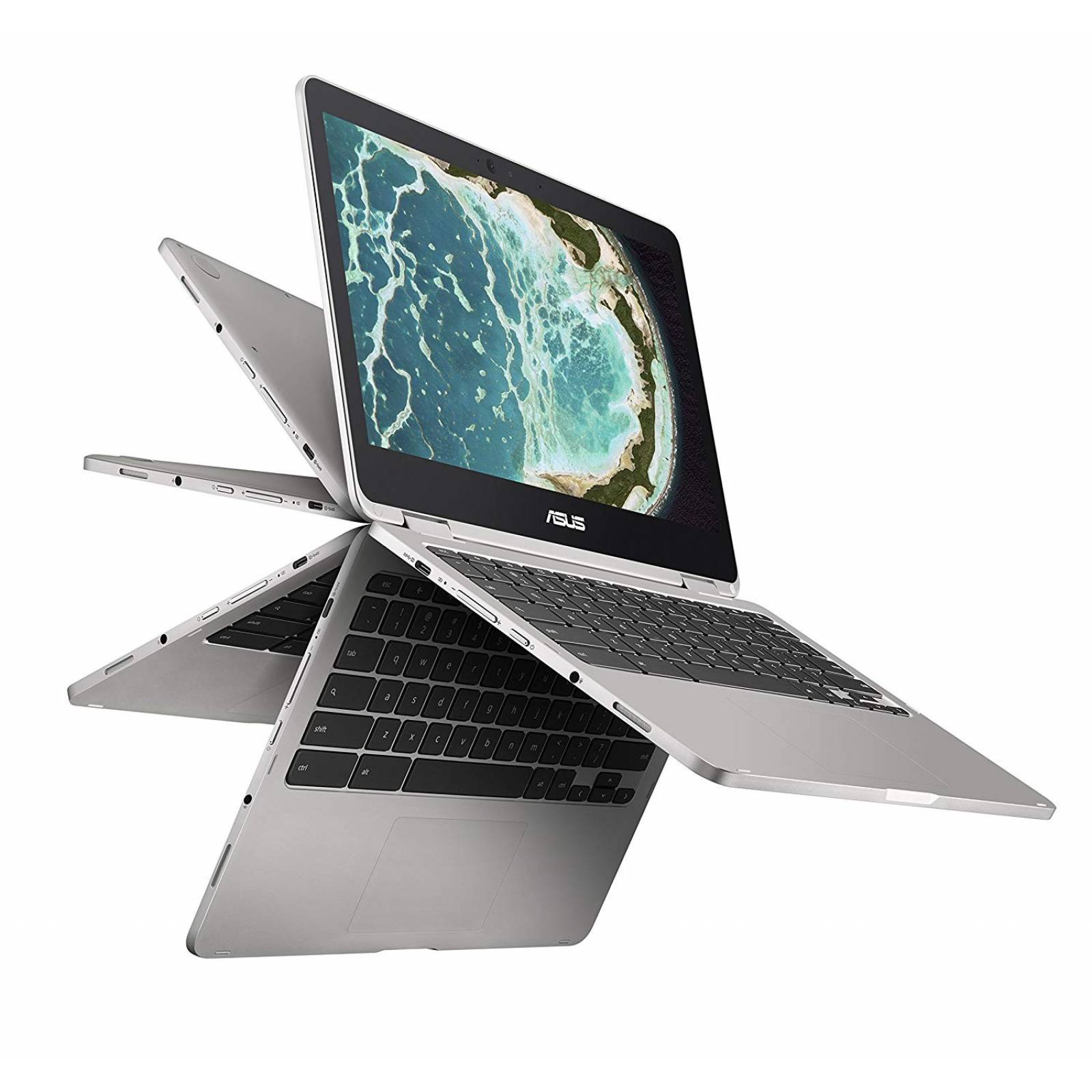 Laptop Asus Chormebook Flip 12.5'' Core M3 64GB -Aluminio