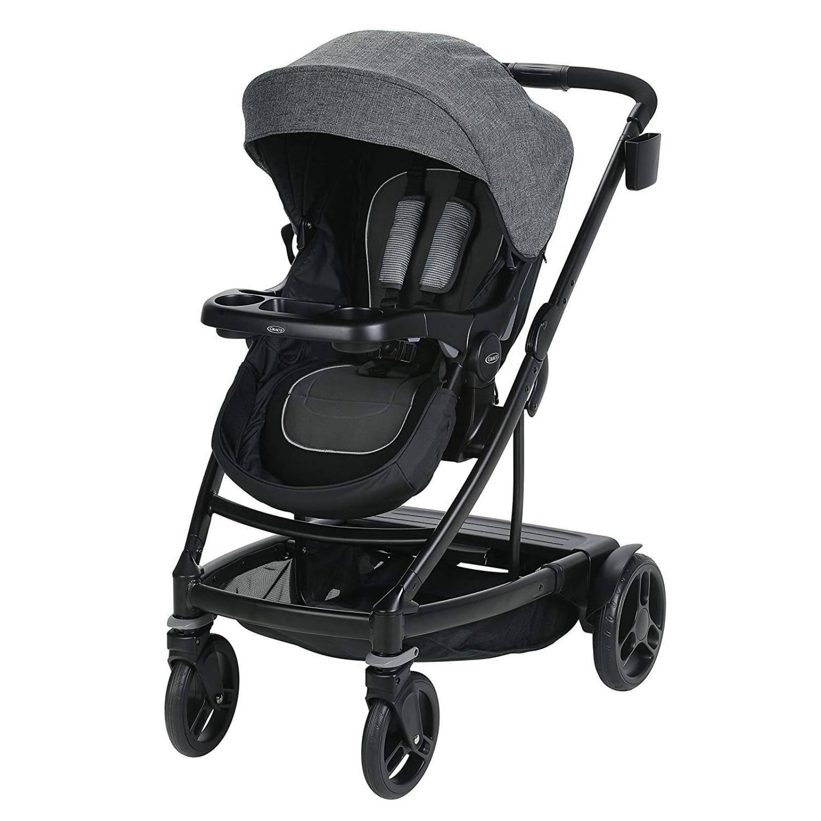 Carriola Graco Uno2Duo Carriola Doble -Gris/Negro