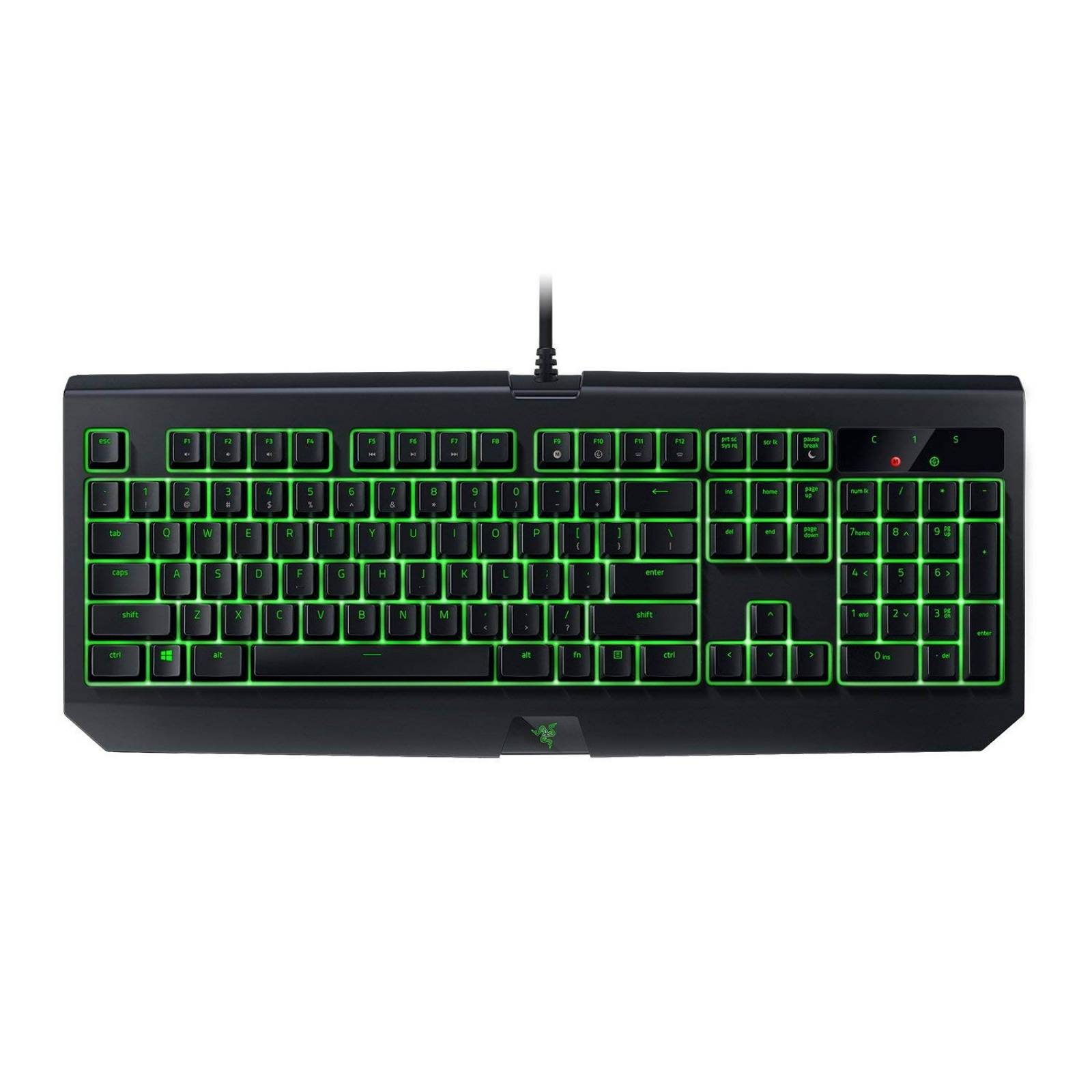 Teclado gamer Razer PBT BlackWidow mecánico retroiluminado