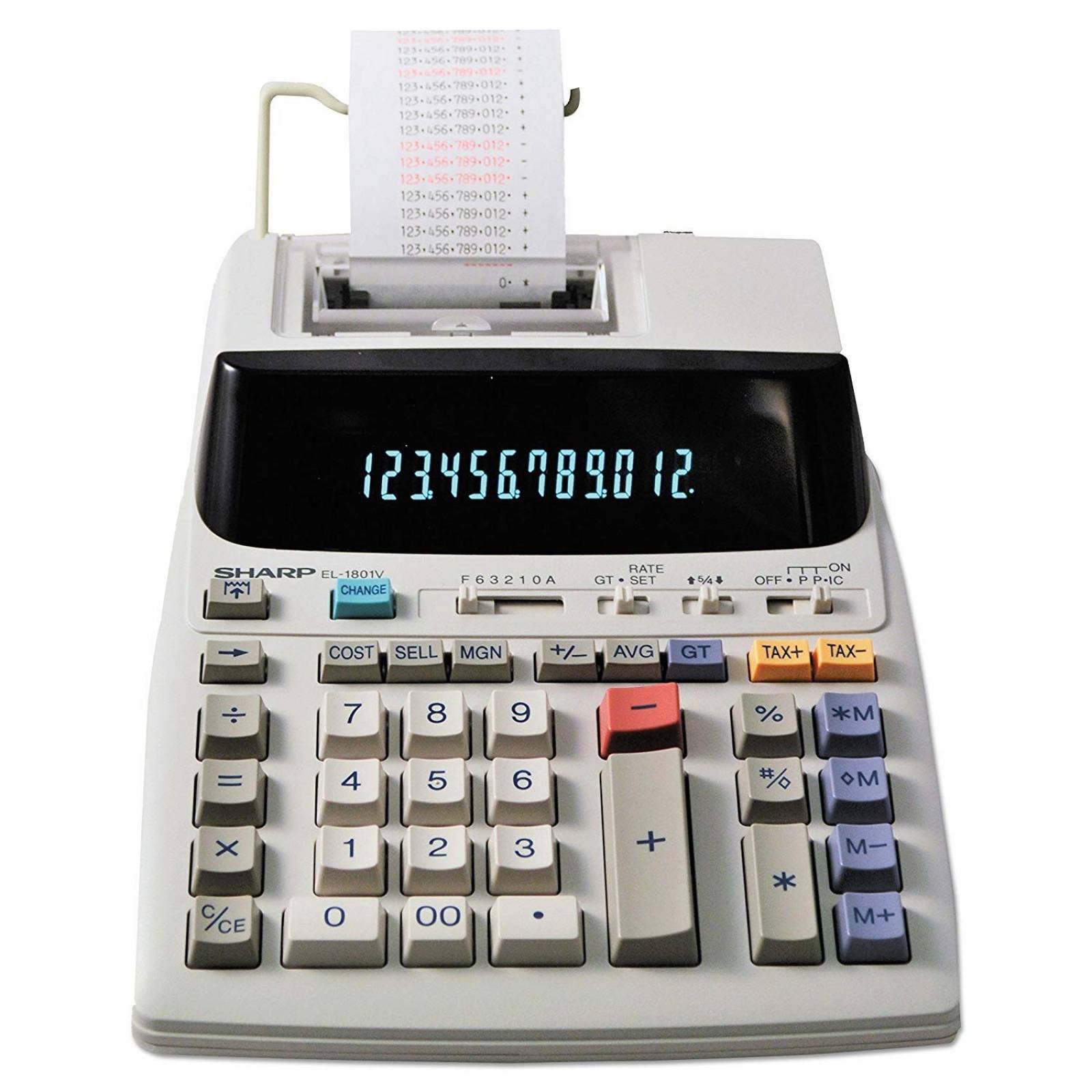 Calculadora Impresora 2 Colores Sharp EL-1801V