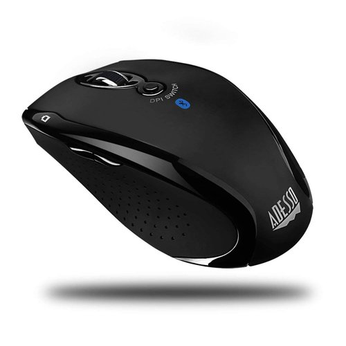 Mouse Gamer Adesso S200B Mini Inalámbrico 3 DPI -Negro