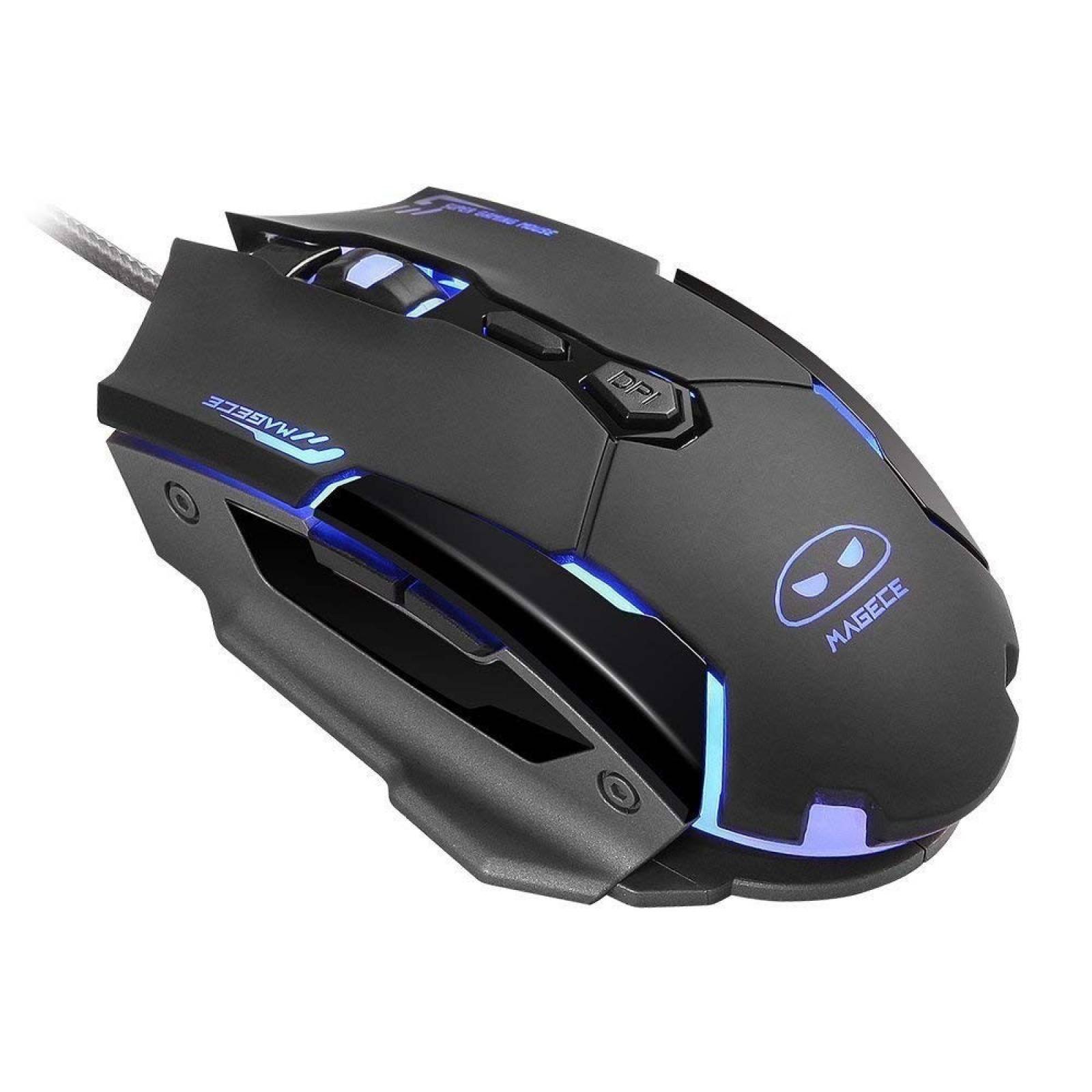 Mouse Gamer Magece G2 4 Niveles DPI 6 Botones -Negro