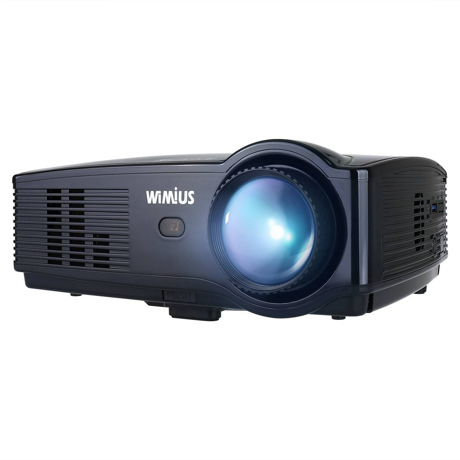 Proyector WiMiUS T4 1080P HDMI 50'' 200'' 3500 Lúmenes -Neg