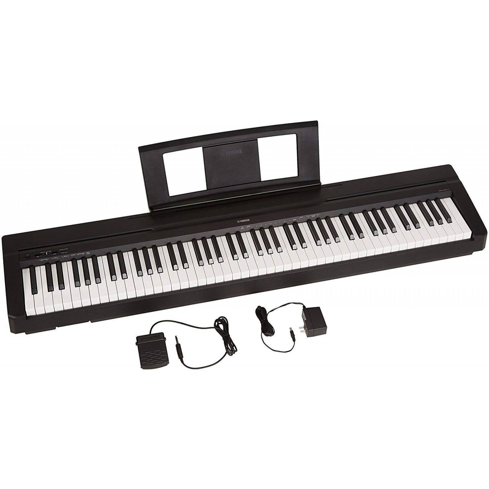 Piano Digital Yamaha P71 88 Teclas -Negro