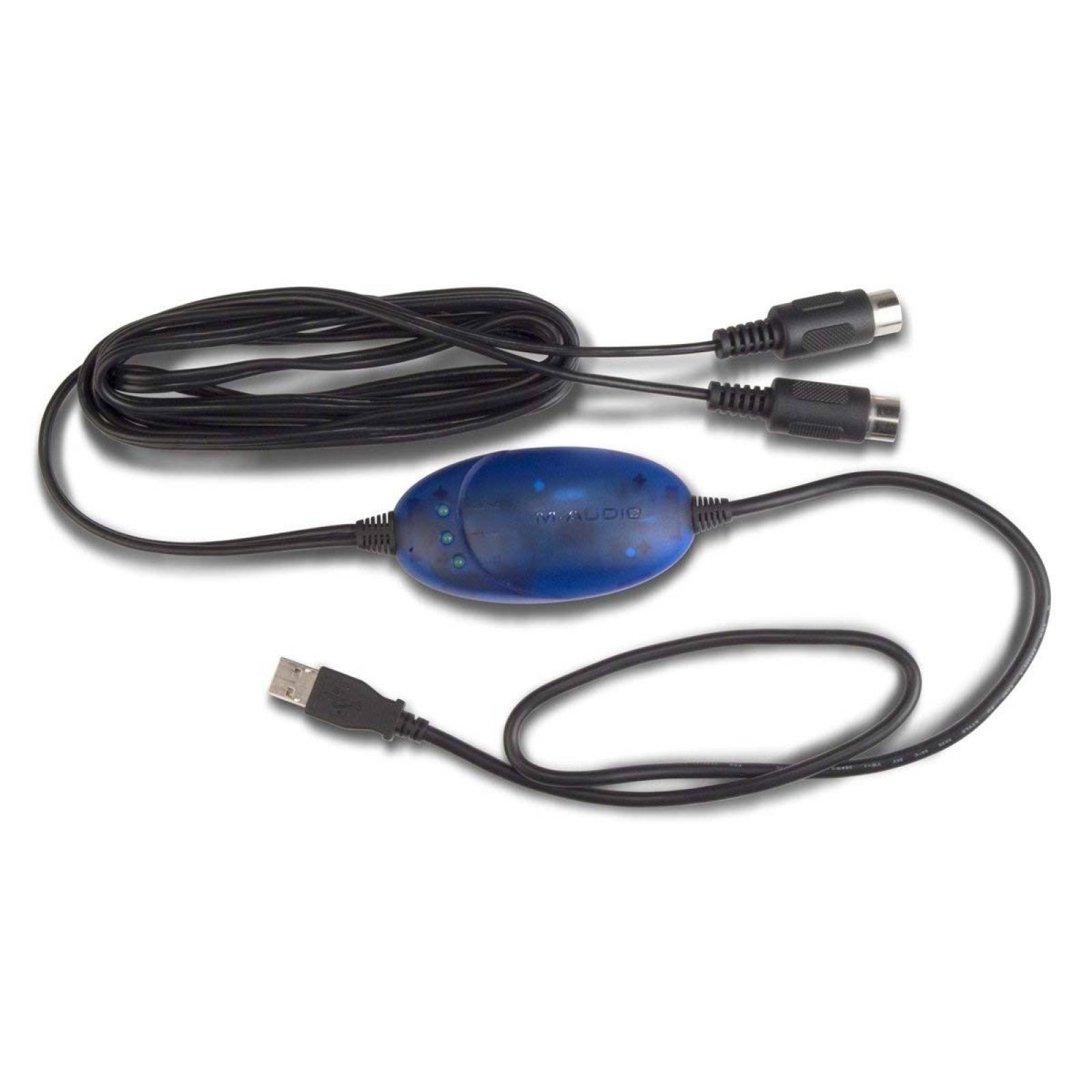 Cable M-Audio PC USB a MIDI Teclado o Controlador -Negro