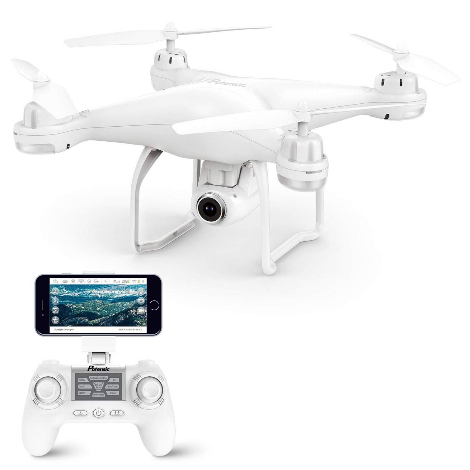 Drone cuadricóptero Potensic T25 GPS cámara 1080P HD WIFI -b