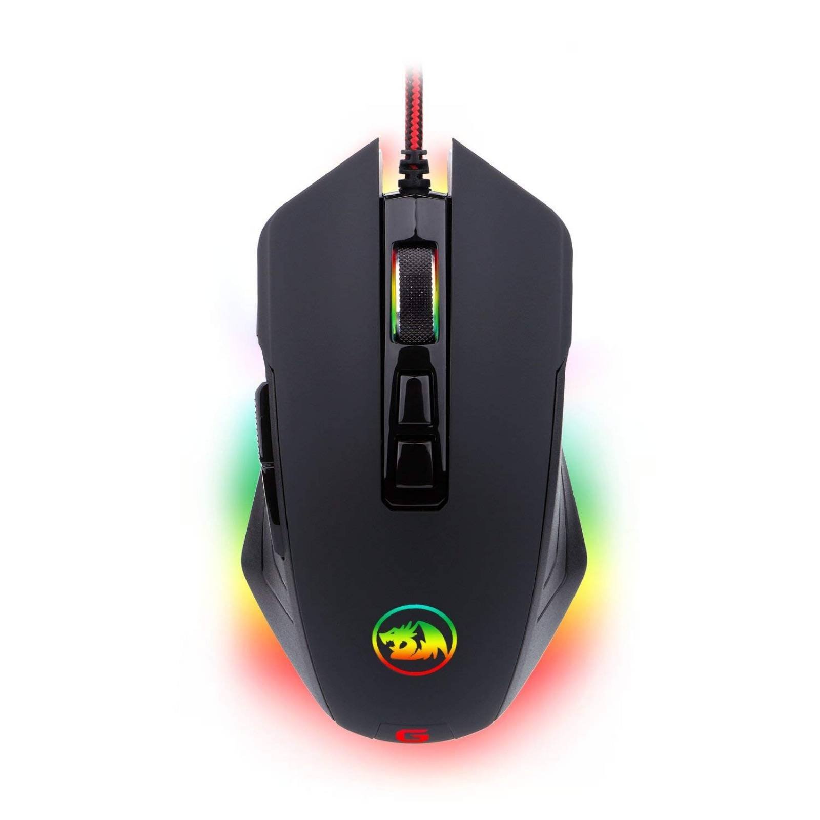 Mouse Gamer Redragon M715-RGB 10000 DPI 8 Botones -Negro