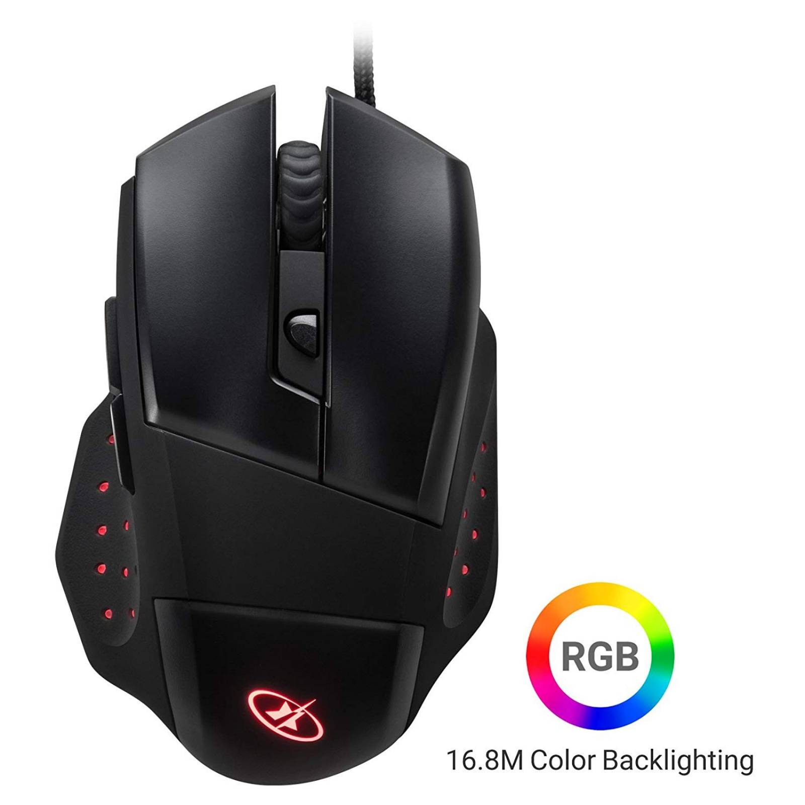 Mouse Gamer Rosewill ION D10 4000 DPI 6 Botones -Negro