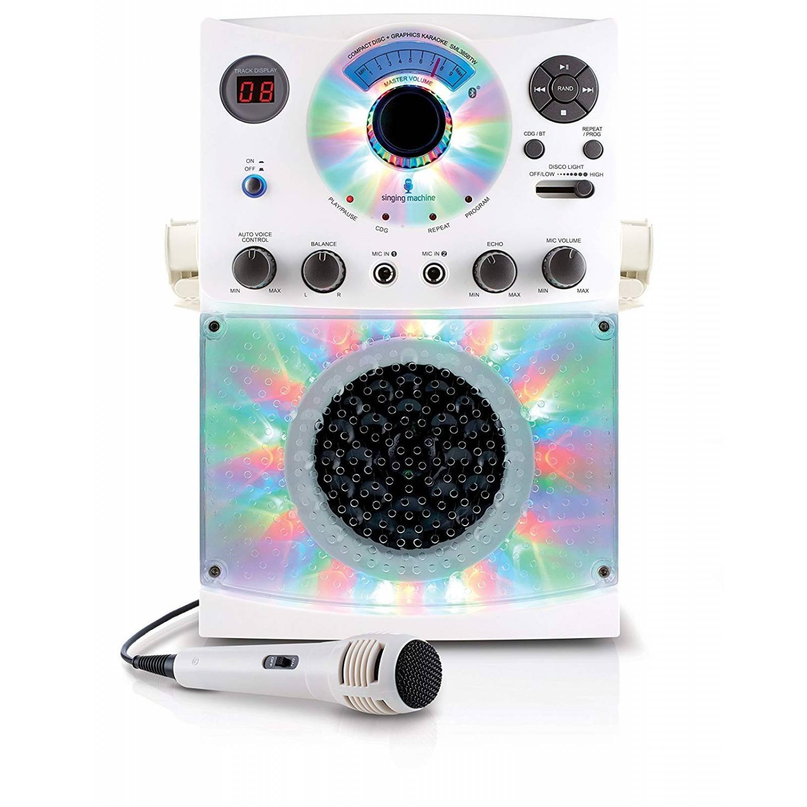 Máquina Karaoke Singing Machine Bluetooth Luz Disco