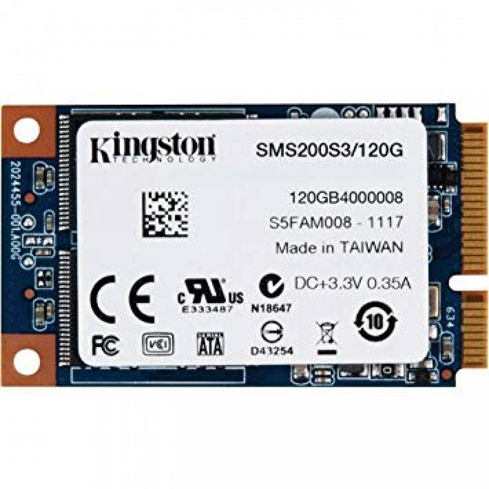 Unidad interna de estado sólido Kingston SSD 120 GB