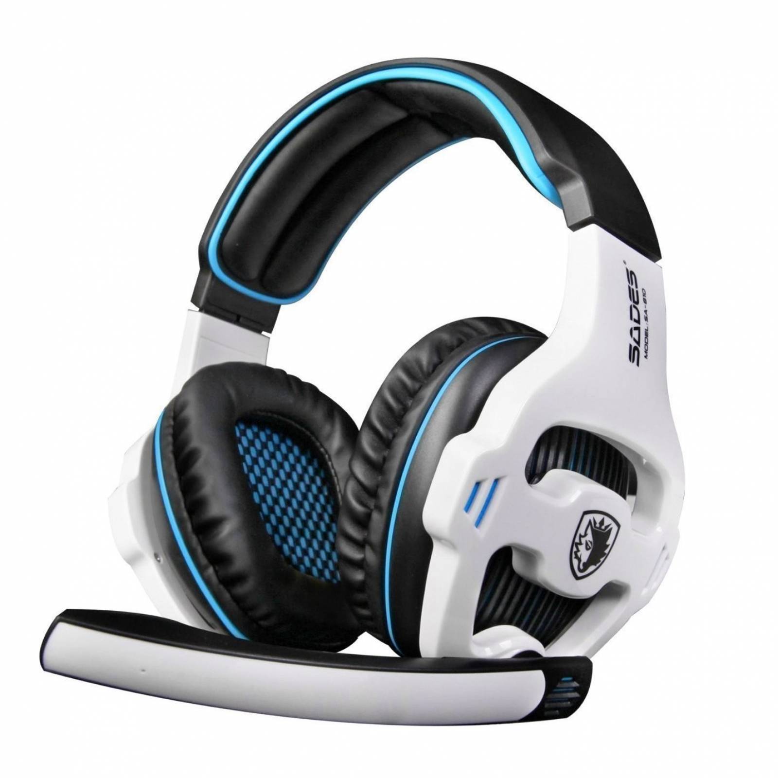 Auriculares Gamer SADES SA810 3.5mm con Micrófono -Bla/Azul