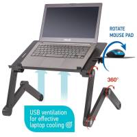 Soporte Wonder Worker Elevador Para Laptop Y Mouse -Negro
