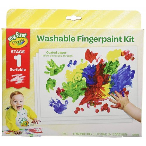 Kit de pintura lavable Crayola My First Finger para niños