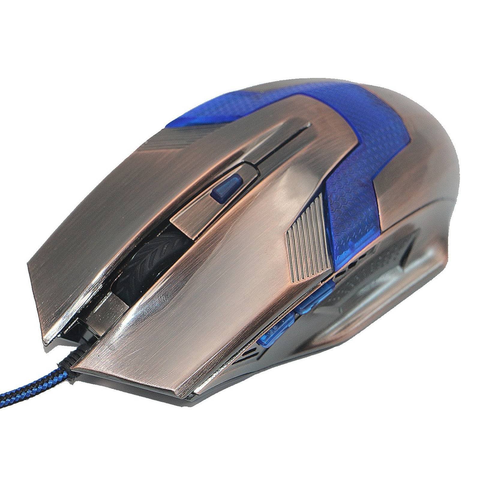 Mouse Gamer Orunjo 3 Niveles DPI 6 Botones -Bronce