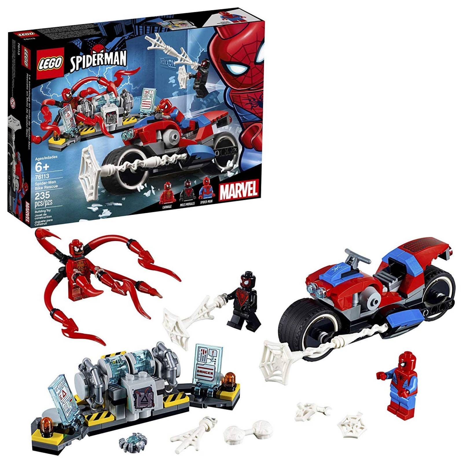 Juguete para construir LEGO 6251072 Spiderman Bike 235pzs