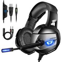 Audífonos Gamer Onikuma Sonido Envolvente 7.1 + Mic -Negro