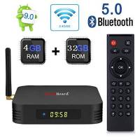Android Tv Box Greatlizard 9 4Gb 32Gb 1080P 4K -Negro
