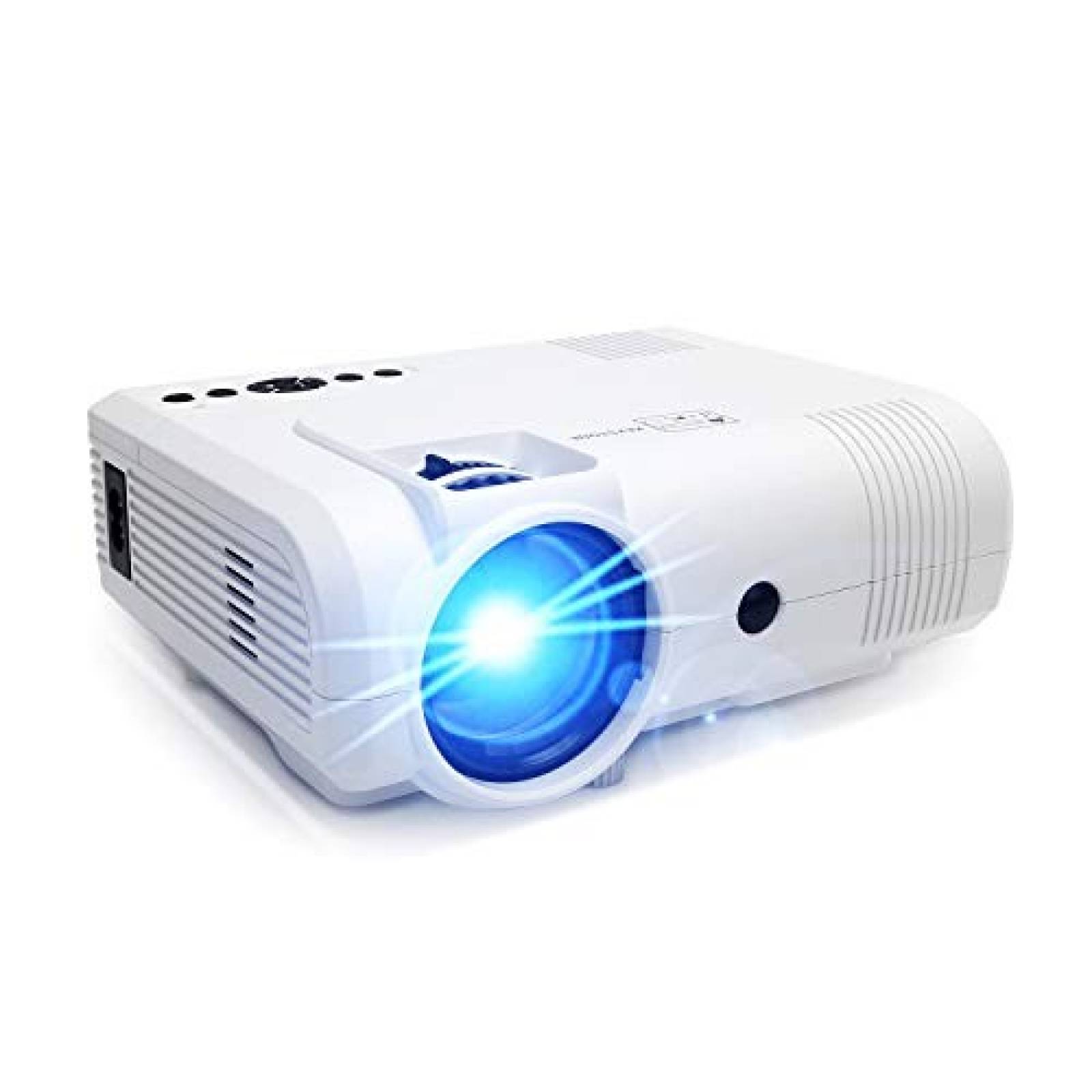 Proyector PoFun Mini portátil LED hasta 150'' Blanco