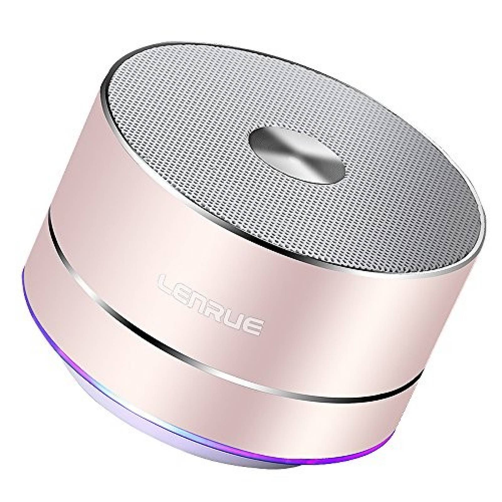 Bocina Bluetooth portátil LENRUE A2 Compatible -Oro Rosa