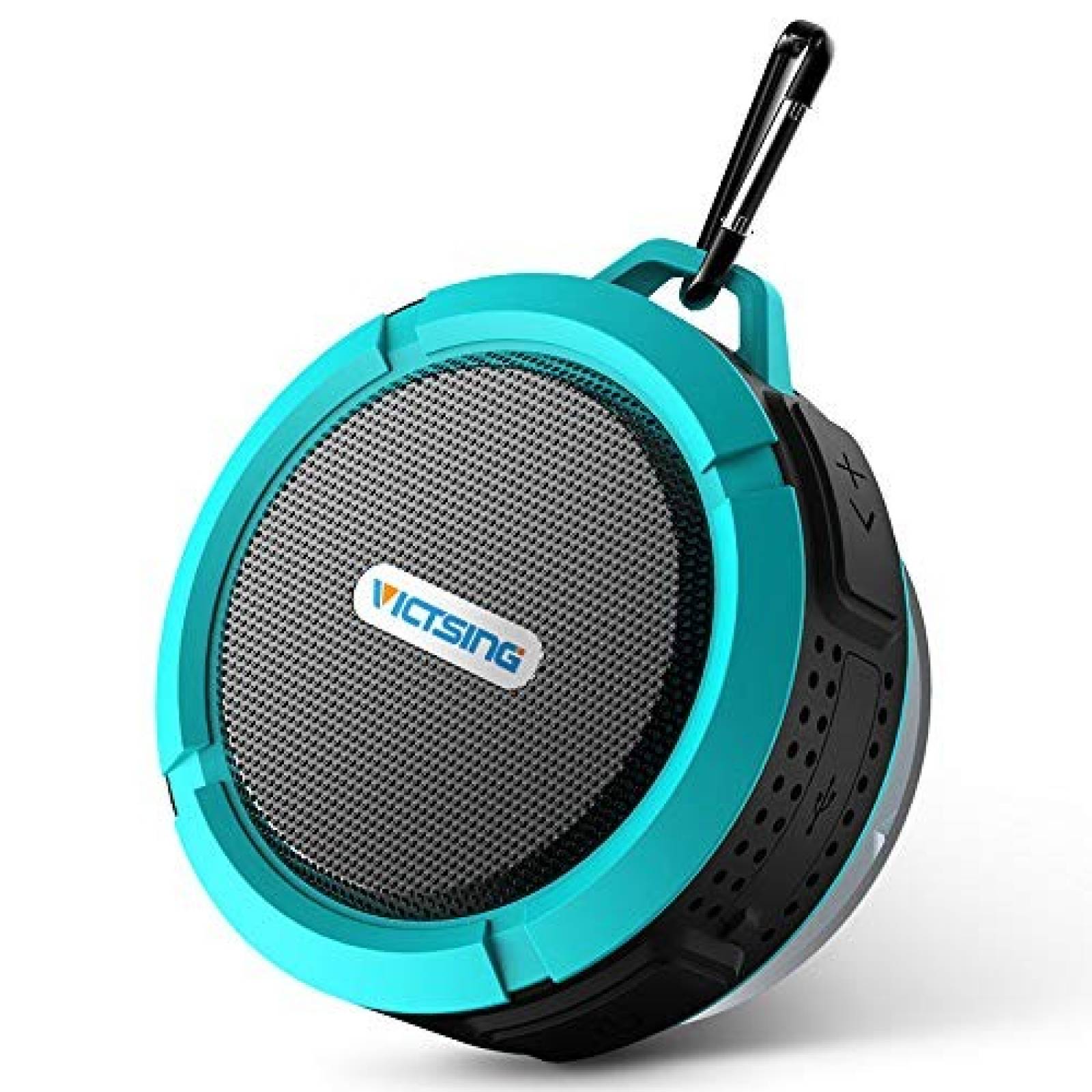 Bocina bluetooth portátil ViscTing Shower prueba agua Azul