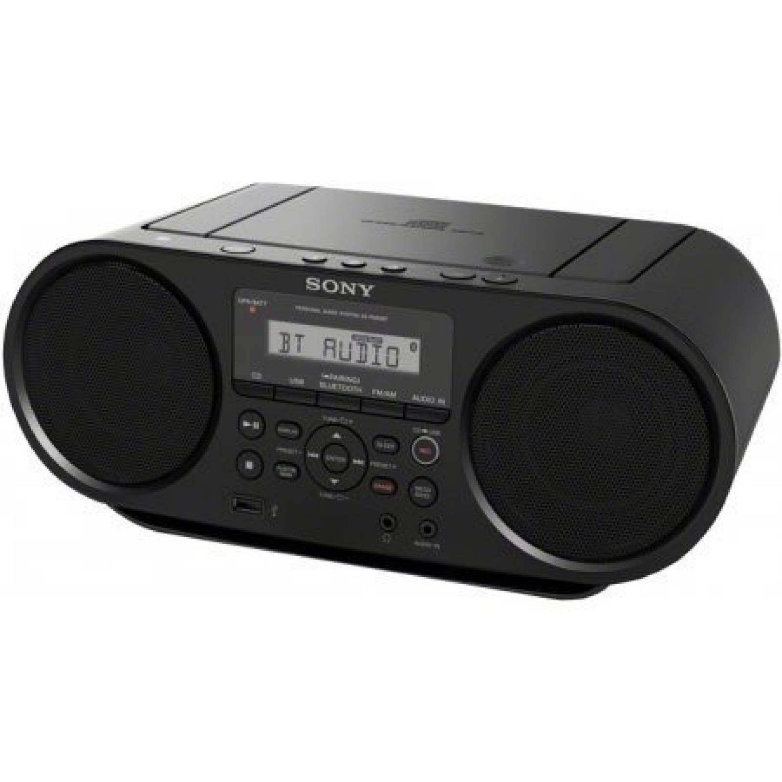 Radio Reproductor Sony AM FM CD Conexion Bluetooth -Negro