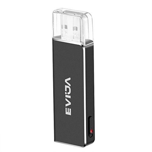Grabadora de voz EVIDA Mini 8GB 36hrs Grabación -Negro