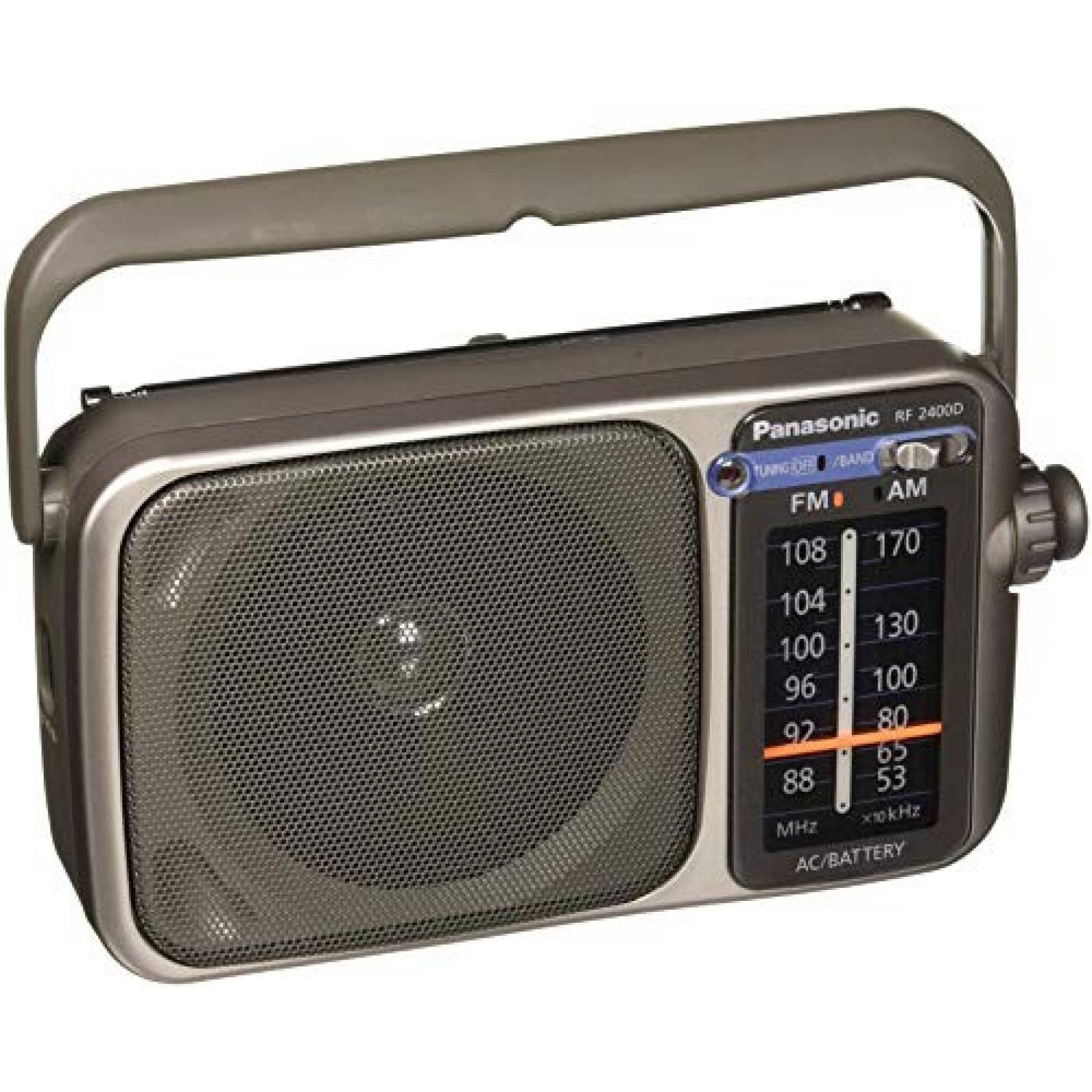 Radio Panasonic RF-2400D AM/FM -Plata