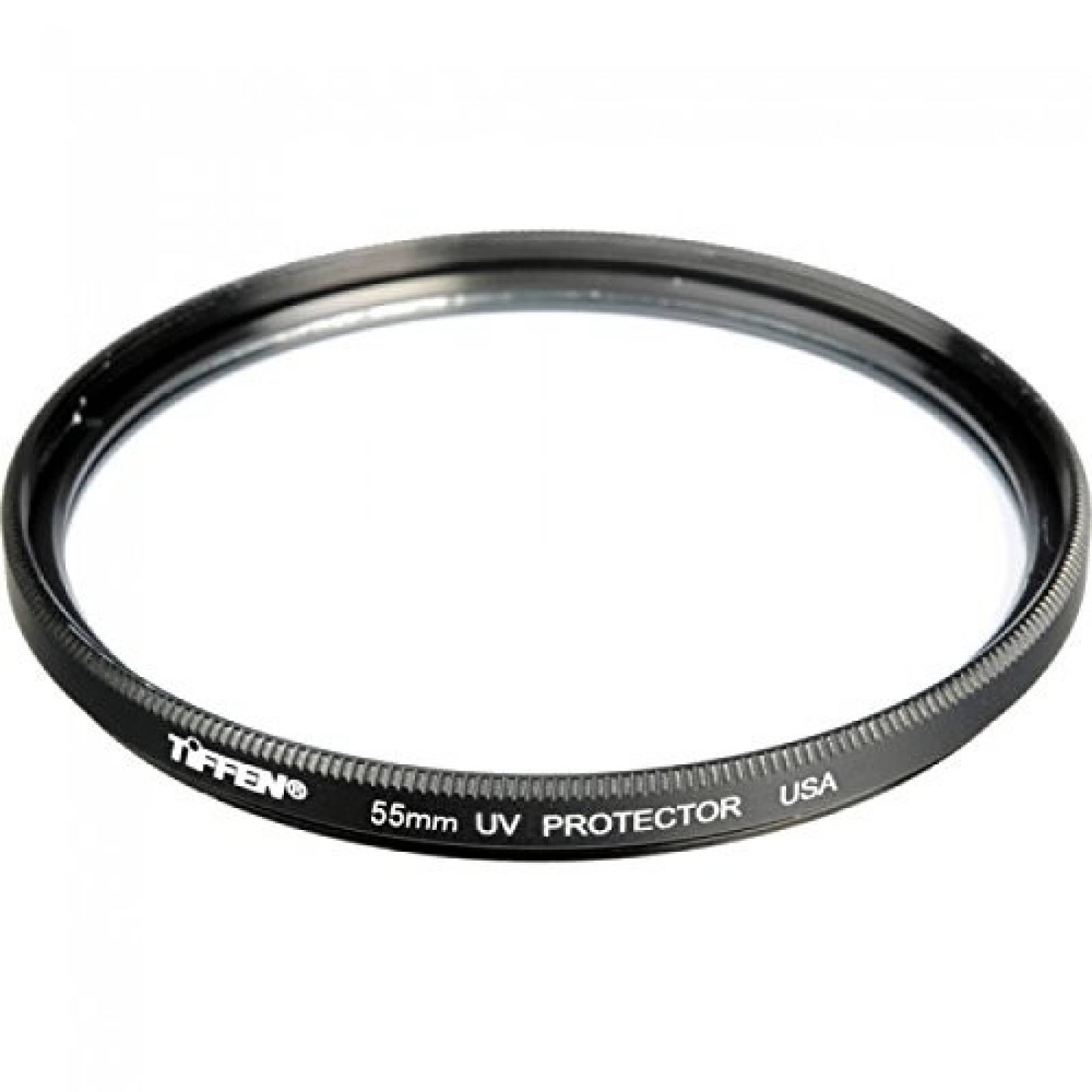 Filtro protección UV Cámara Tiffen 55mm -Negro