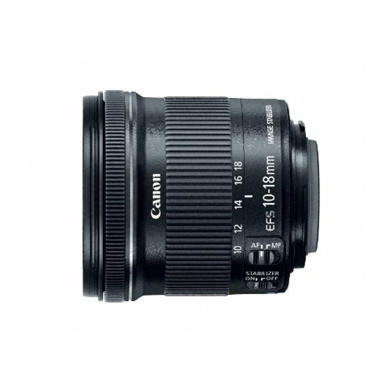 Lente de Cámara DSLR Canon EF-S 10-18mm f/4.5-5.6 IS -Negro