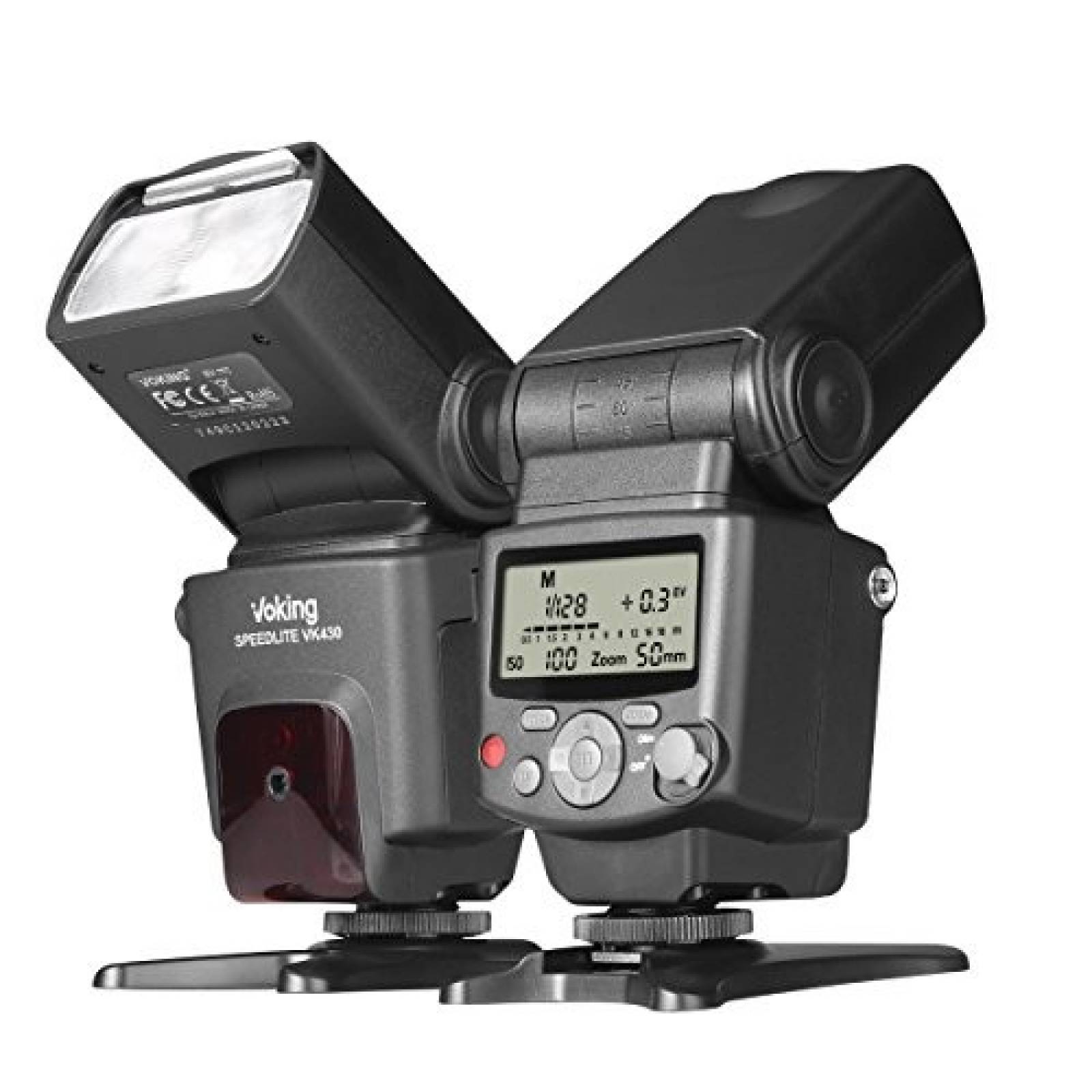 Flash VOKING VK430 para Nikon D3400 D3300 D3200 -Negro