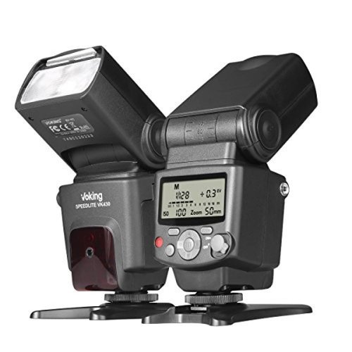 Flash VOKING VK430 para Nikon D3400 D3300 D3200 -Negro