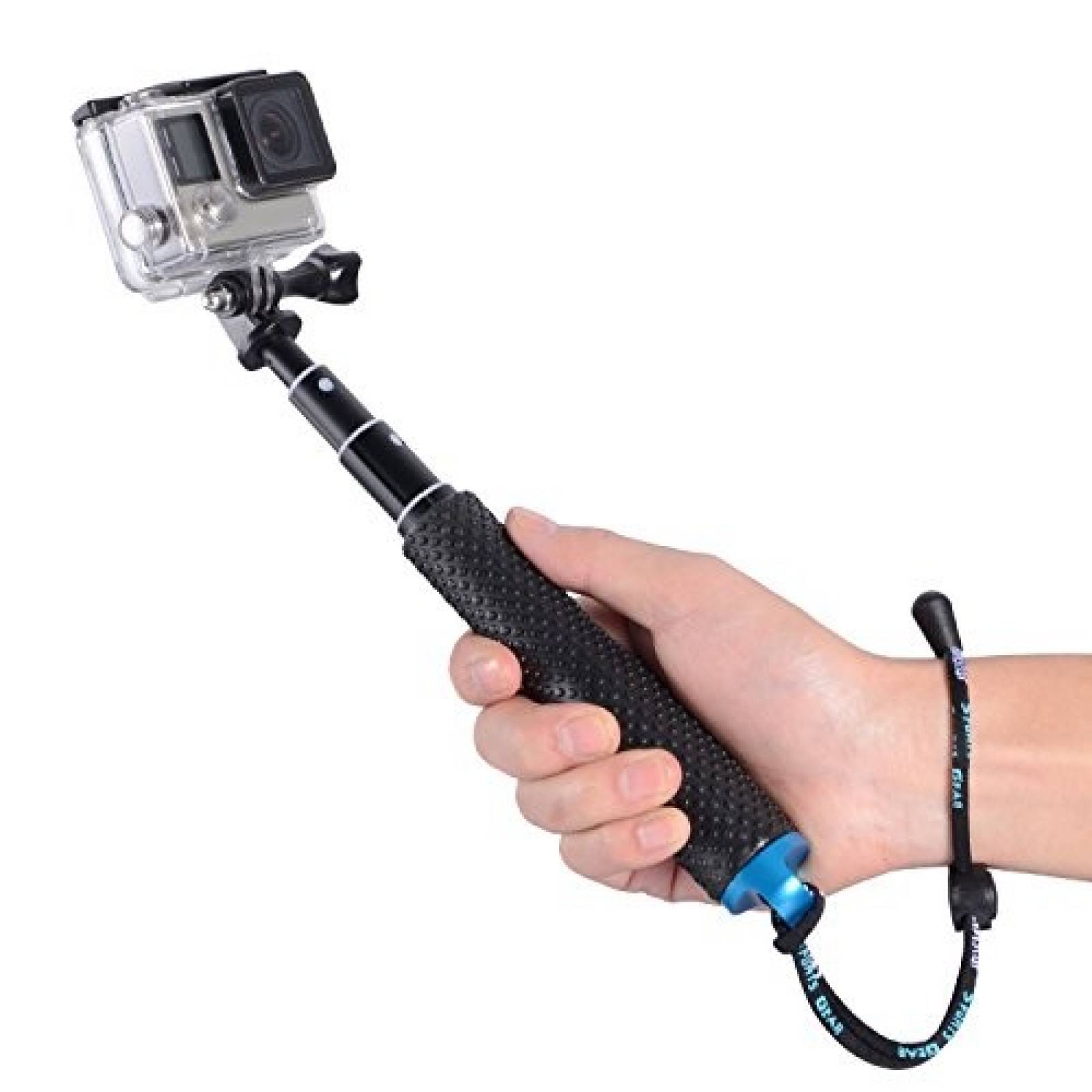 Selfie stick Trehapuva 19'' para GoPro Hero 7 6 5 4 3 -Azul