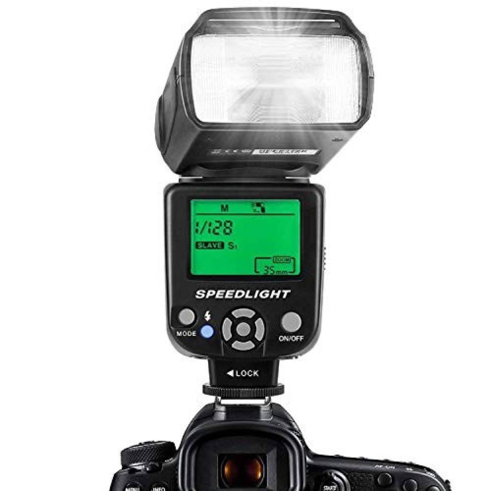 Flash para cámara ESDDI Speedlite Canon Nikon Olympus Pentax