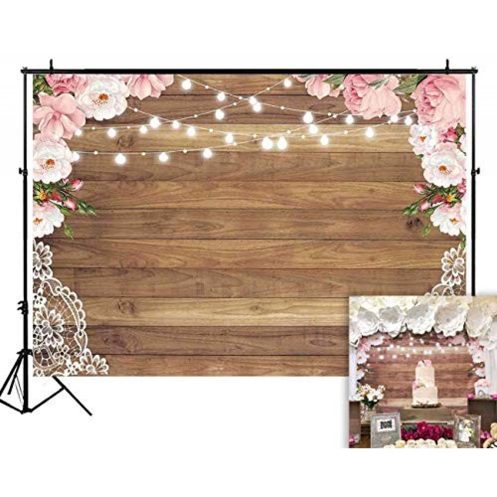 Fondo fotográfico Funnytree tela suave 2.1x1.5metros -Floral