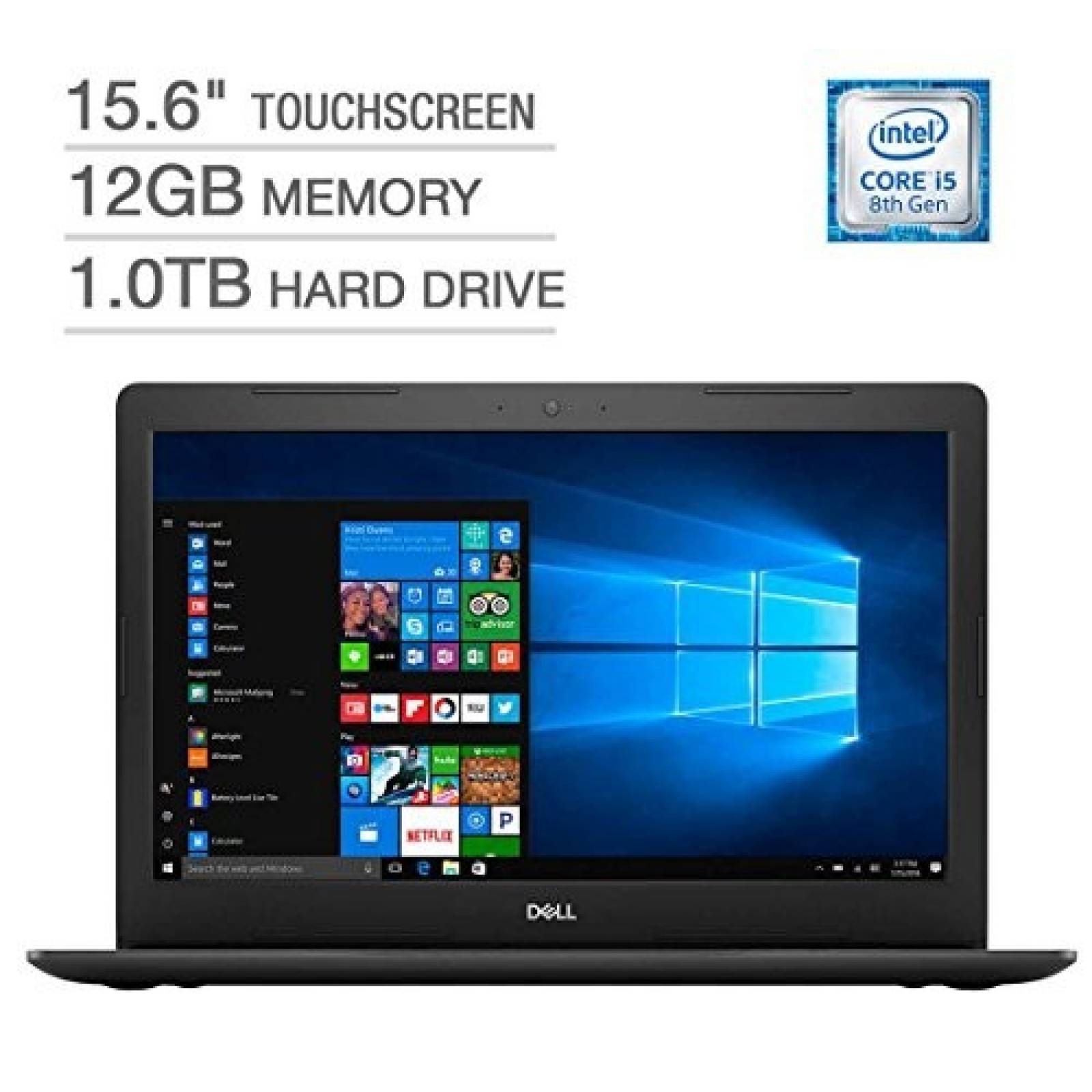 Laptop Dell Inspiron 15 5000 15.6'' i5 12GBRAM 1TBHDD -Negro