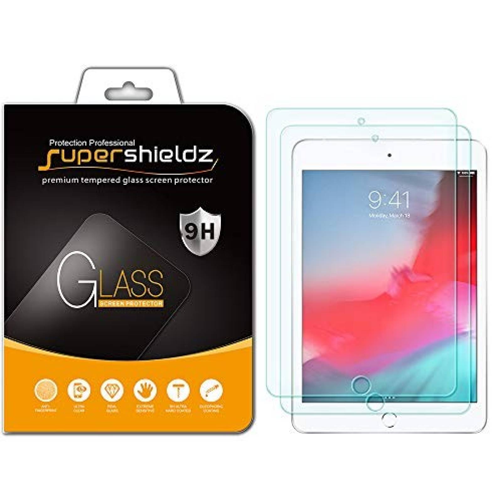 Protectores cristal templado Supershieldz iPad Mini 4 5 2pzs