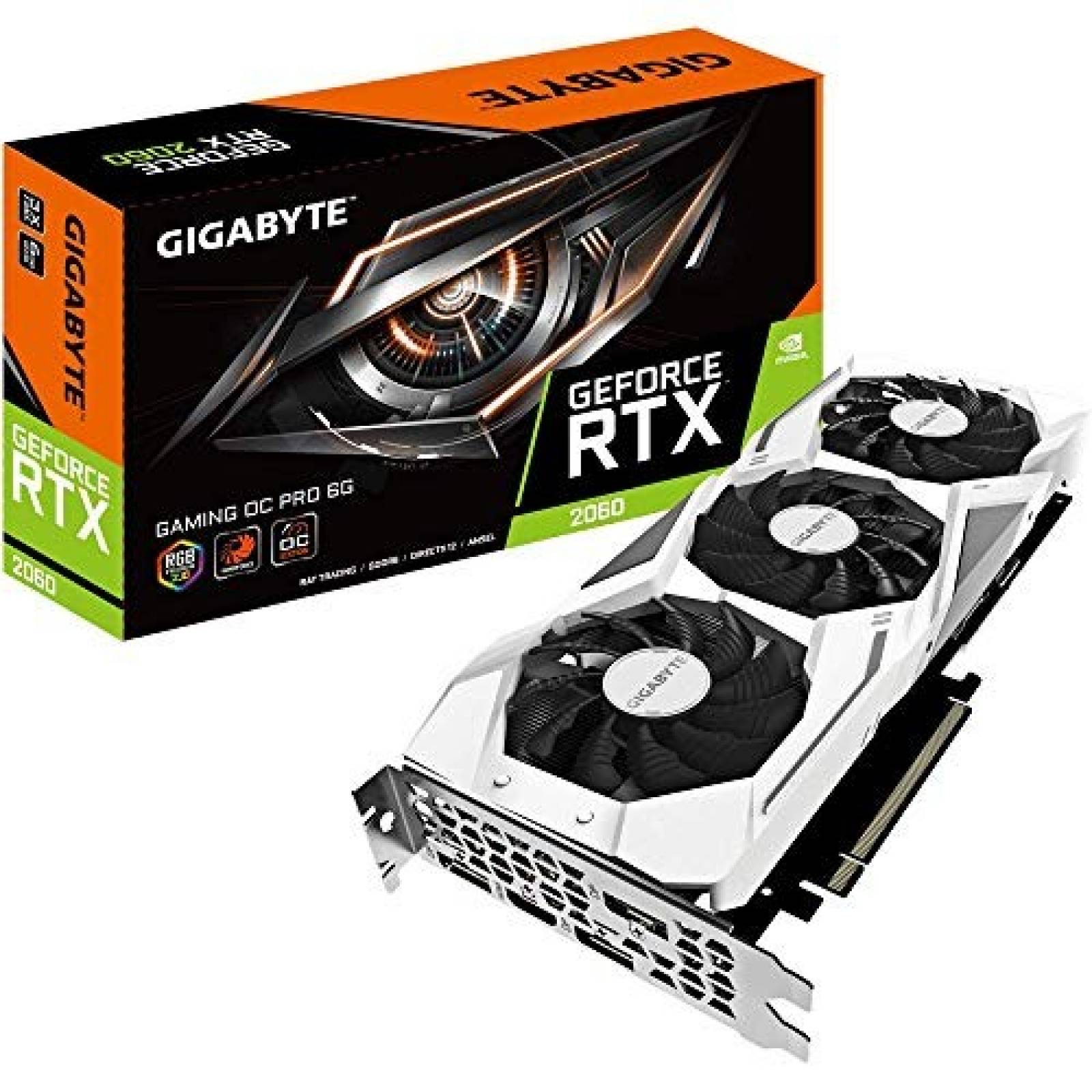 Tarjeta gráfica Gigabyte GeForce RTX 2060 6GB 192-Bit GDDR6