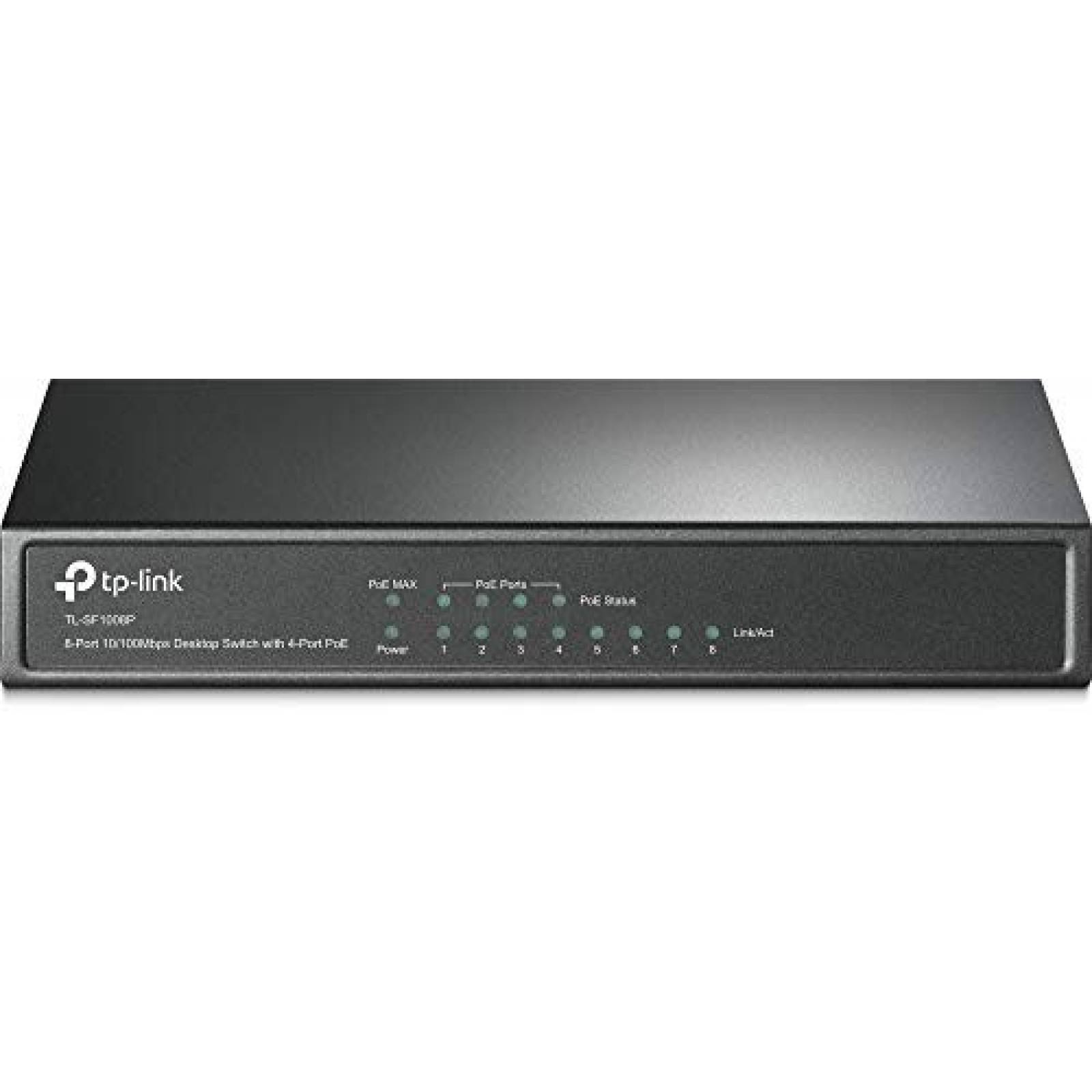 Interruptor TP-Link TL-SF1008P 8 Puertos Fast Ethernet 4 PoE