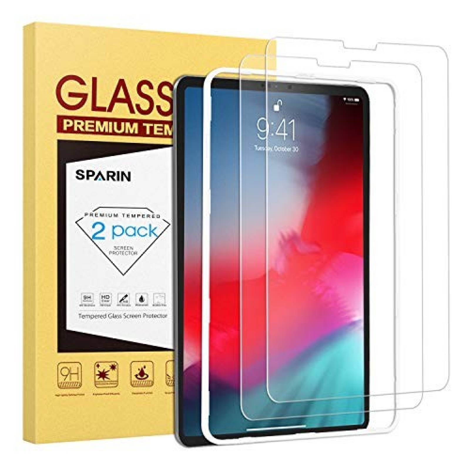 Kit 2 Protector de pantalla Sparin ipad Pro 12. 9 3 gen