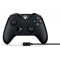 Control Microsoft Para Xbox One 4N6-00001 + Cable -Negro